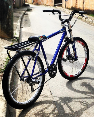 Garupa Reta Preta Para Bike Bagageiro